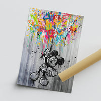 Floating Mickey Poster