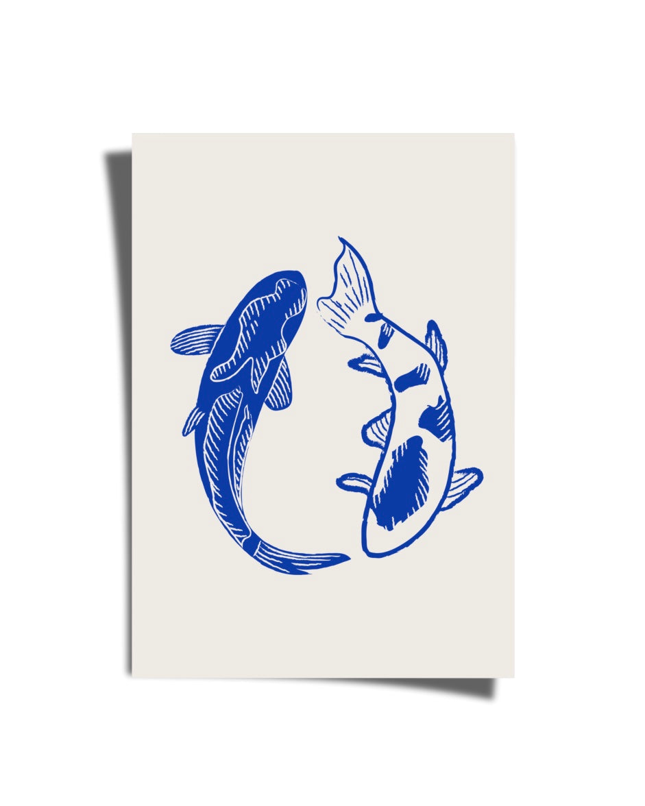 Koi Fish Poster
