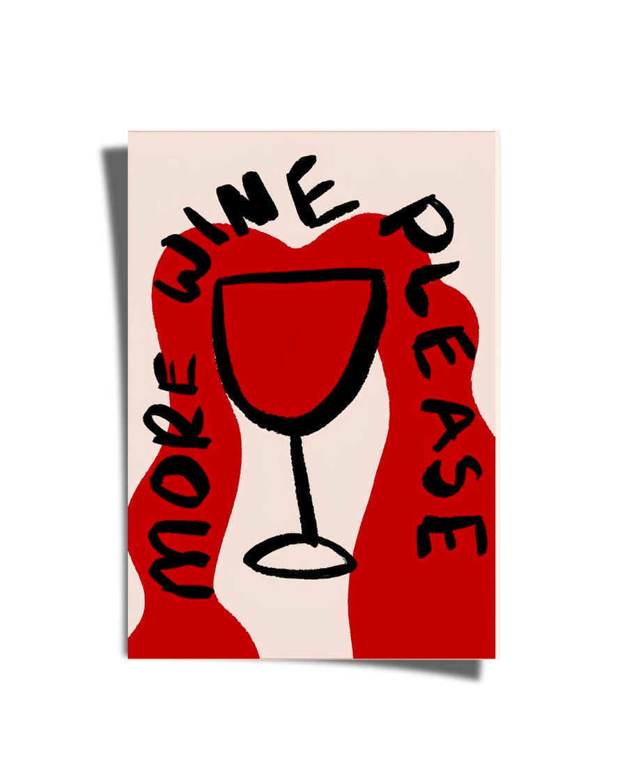 More Wine Please Poster