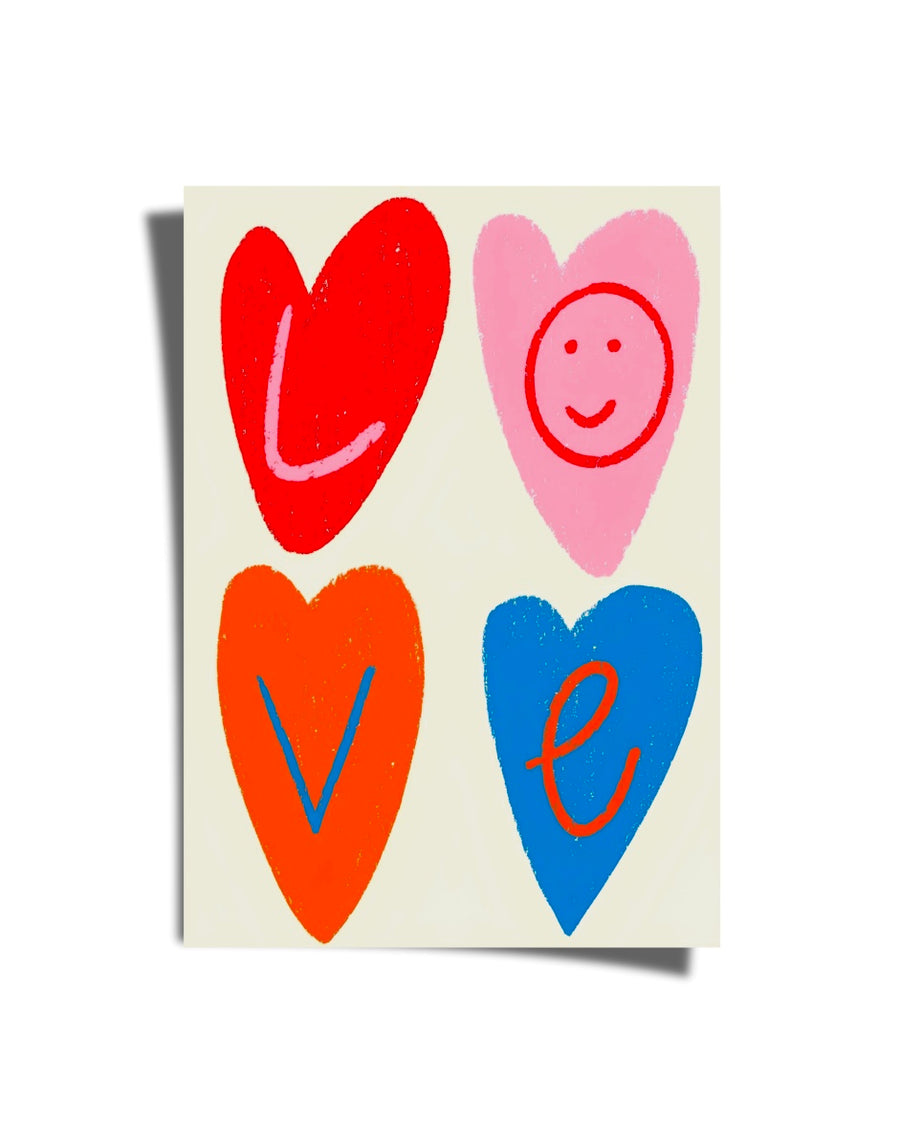 Love Hearts Poster
