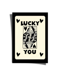 Lucky You Card Poster