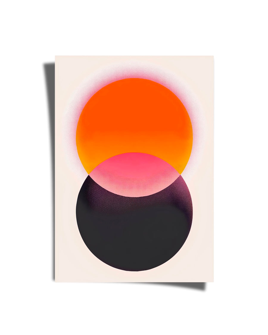Abstract Circles Poster