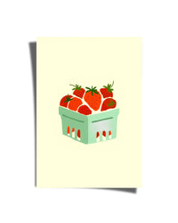 Strawberry Basket Poster