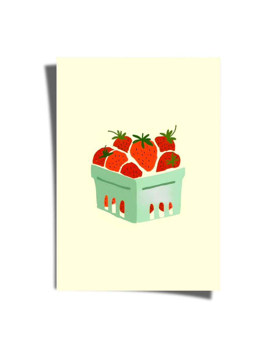 Strawberry Basket Poster