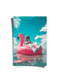 Pink Flamingo Chilling