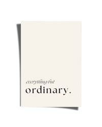 Everything But Ordinary Poster
