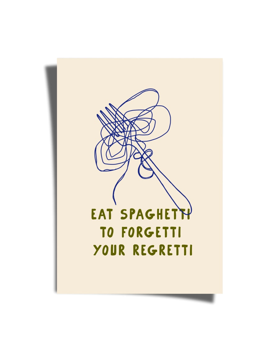 Eat Spaghetti Poster