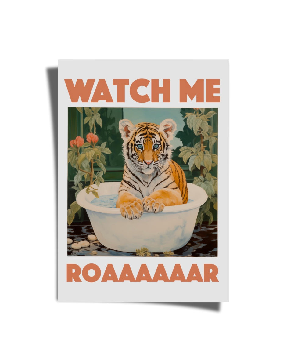 Watch Me Roar Poster