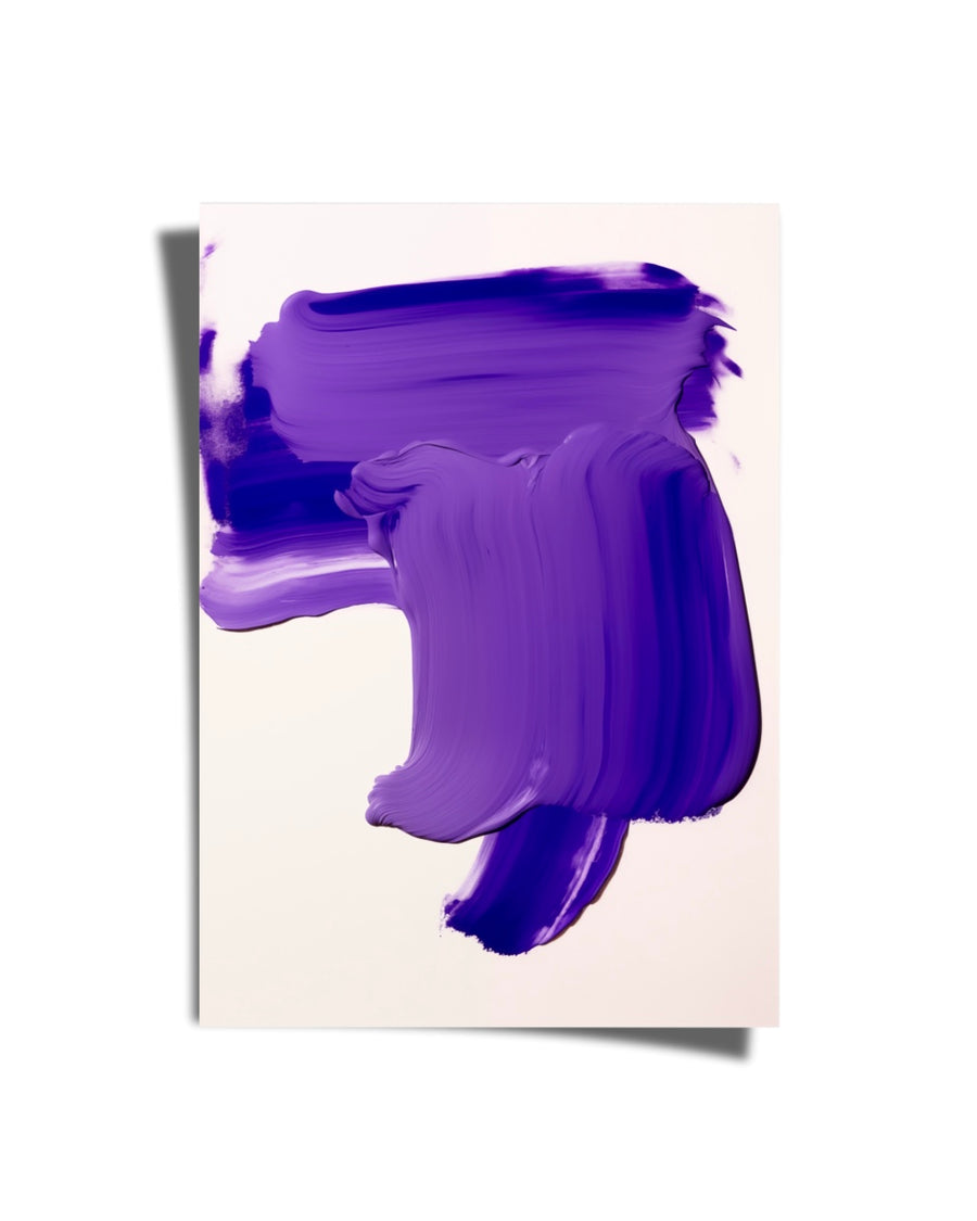 Purple Abstract Poster