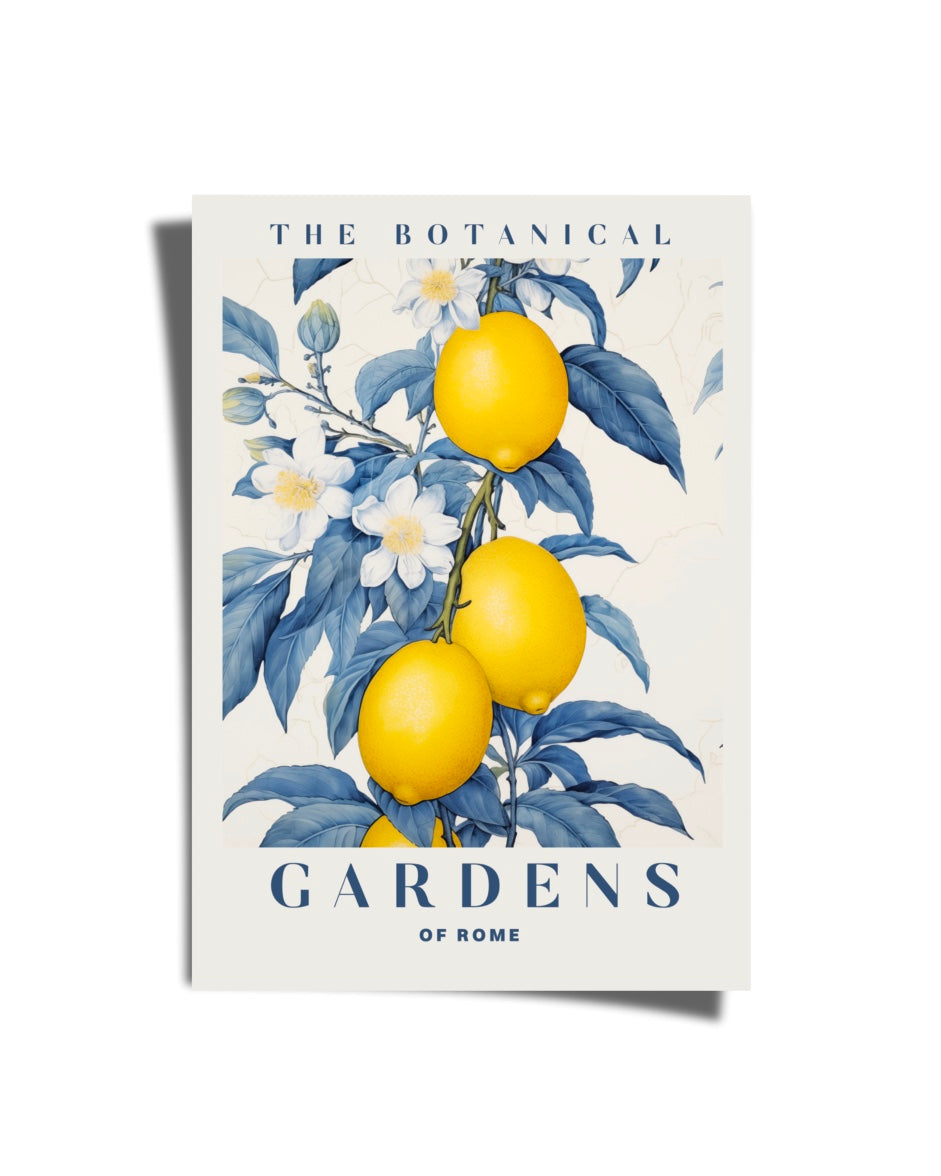 Botanical Gardens Of Rome Poster