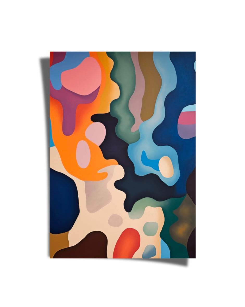 Light Colorful Abstract Poster