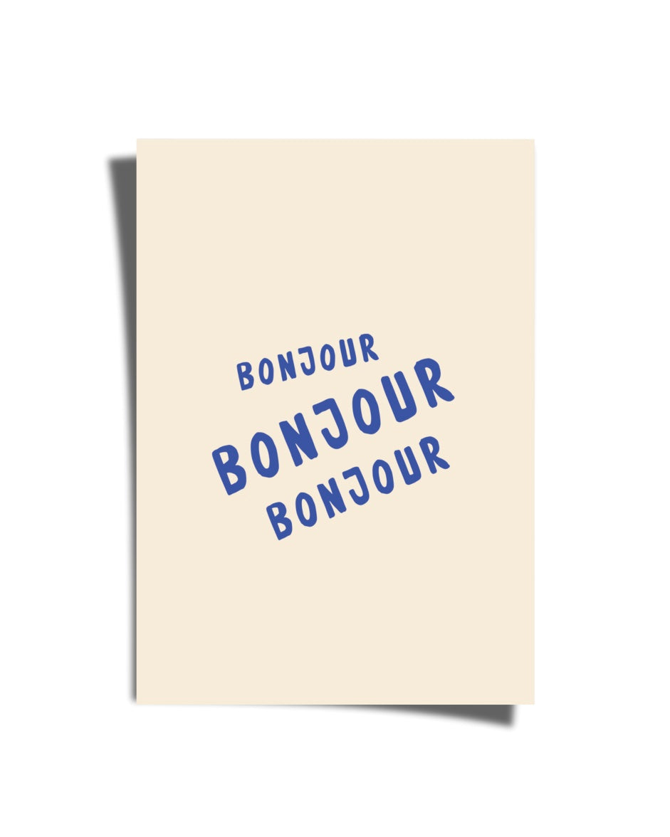 Bonjour Poster