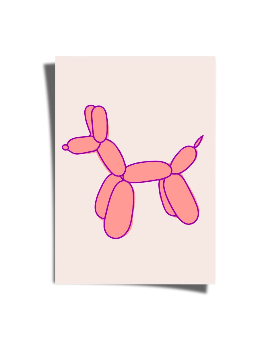 Balloon Dog Poster