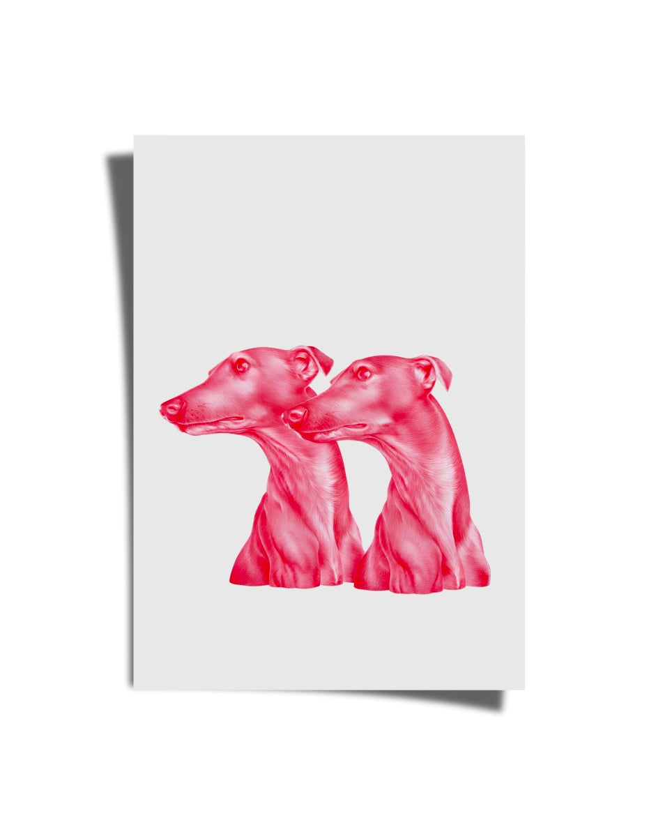 Pink Dogs Poster