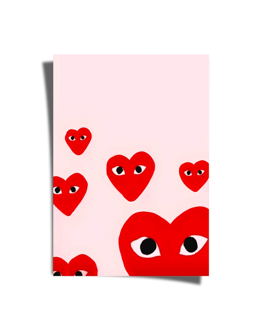 Mini Hearts Poster