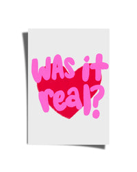 Was It Real Poster