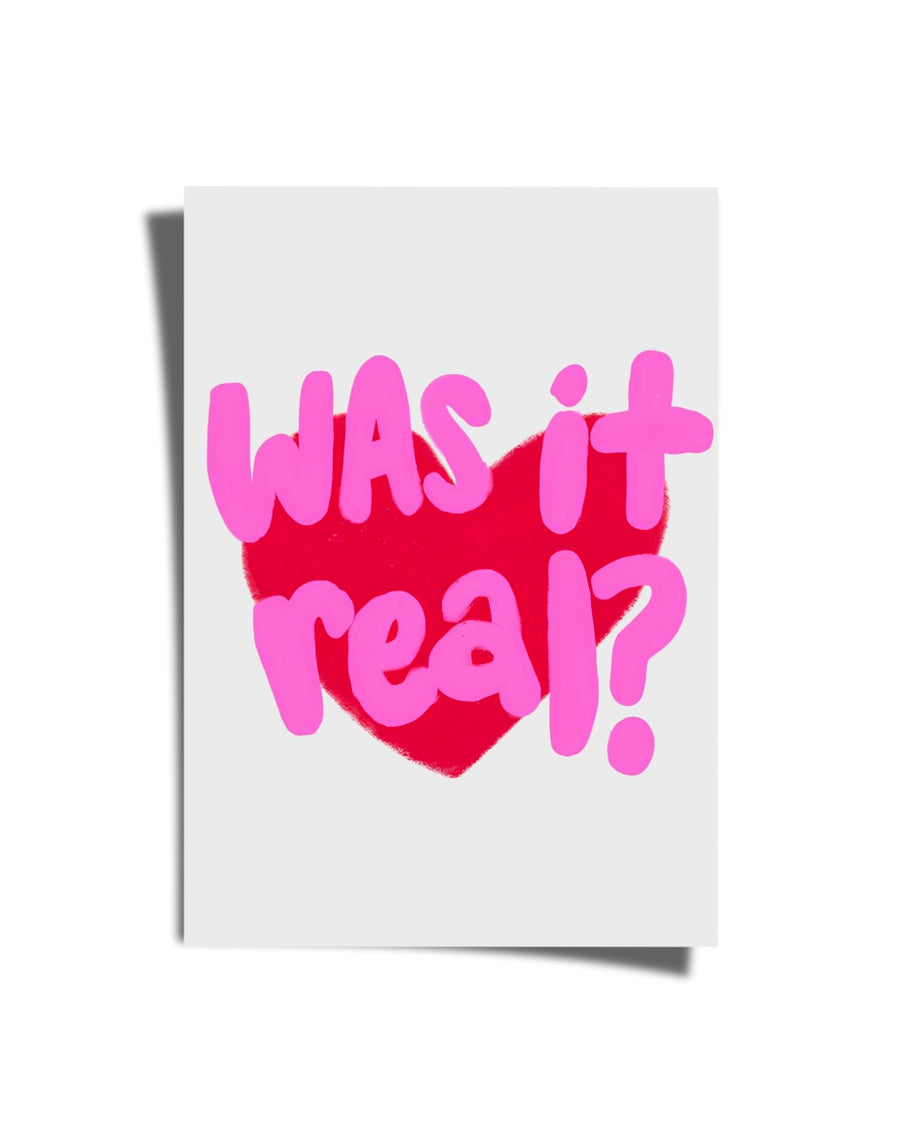 Was It Real Poster