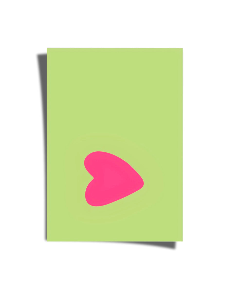 Abstract Heart Poster