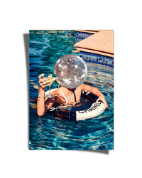Floating Chanel Poster