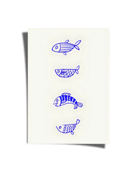 Blue Fish Poster