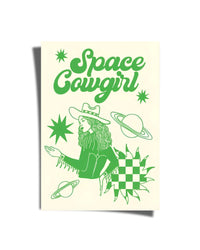 Space Cowgirl Poster