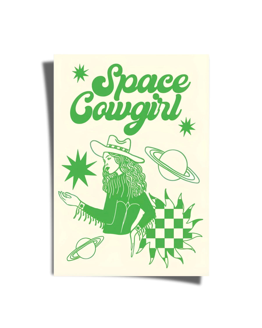 Space Cowgirl Poster