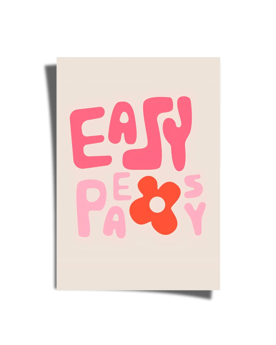 Easy Peasy Poster