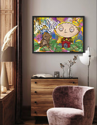 Sleepless Stewie Poster
