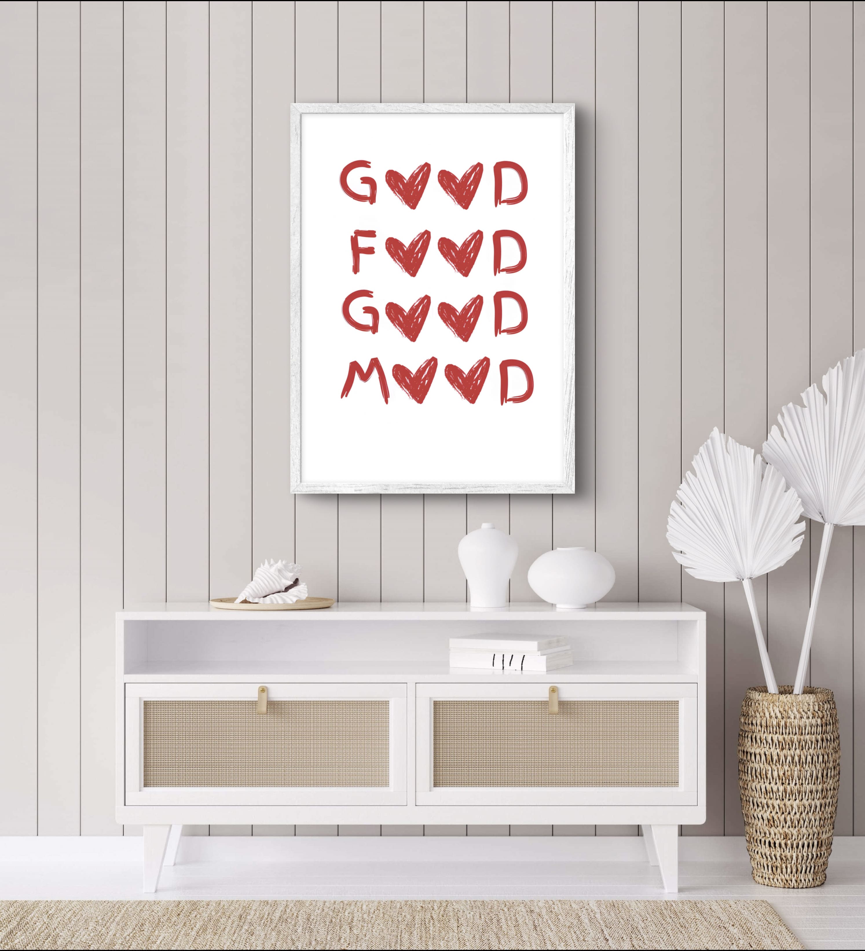 Good Food Good Mood Poster