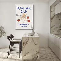 Pasta Lover Club Poster
