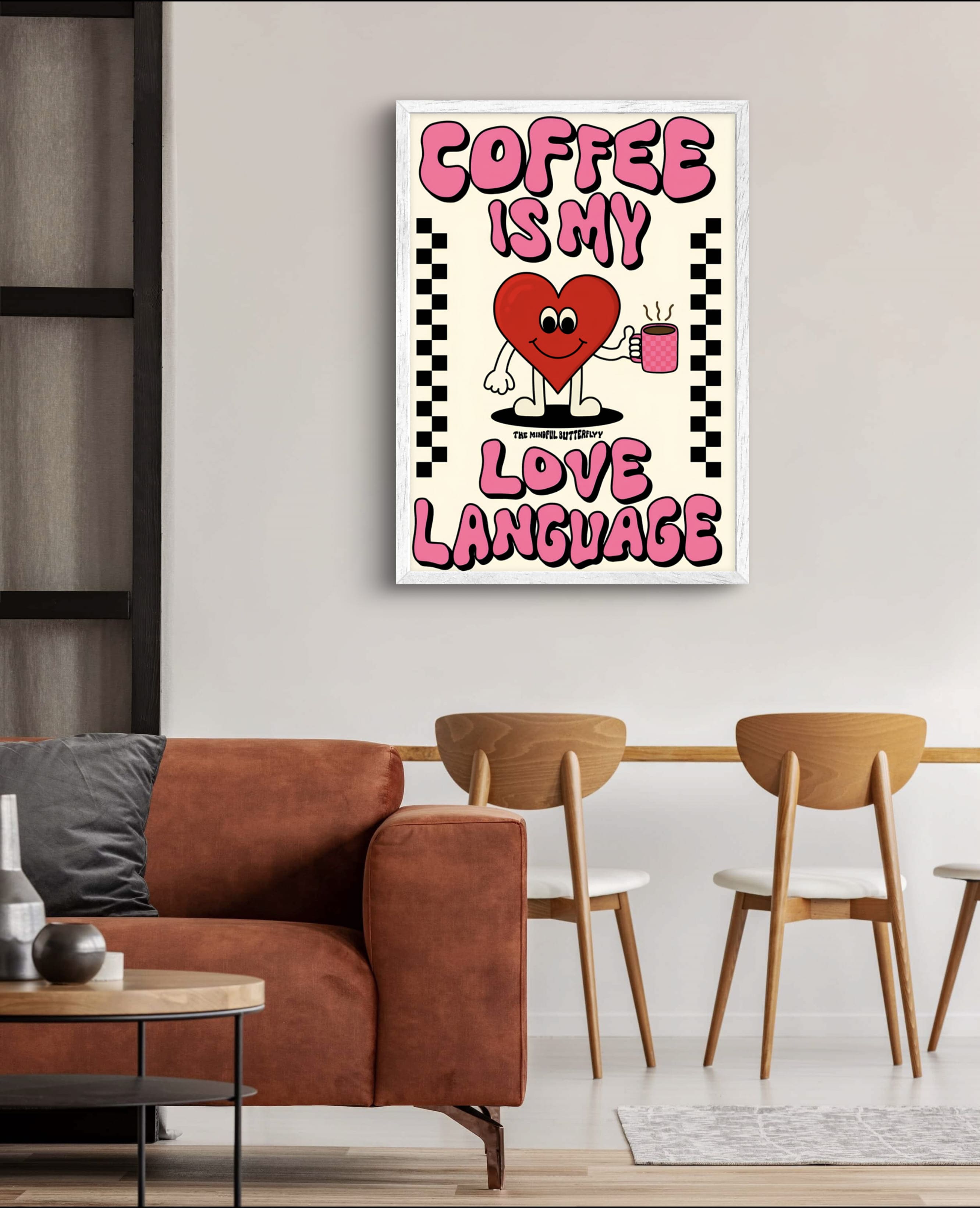 Coffee Love Language Poster