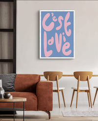 C'est La Vie Poster