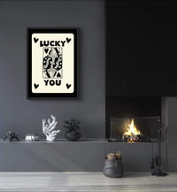 Lucky You Card Poster