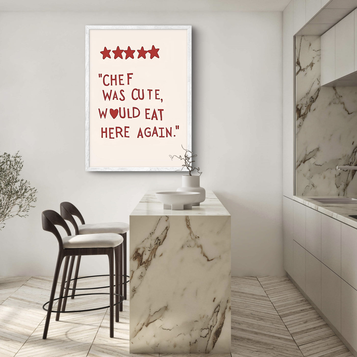 Chef Was Cute Poster