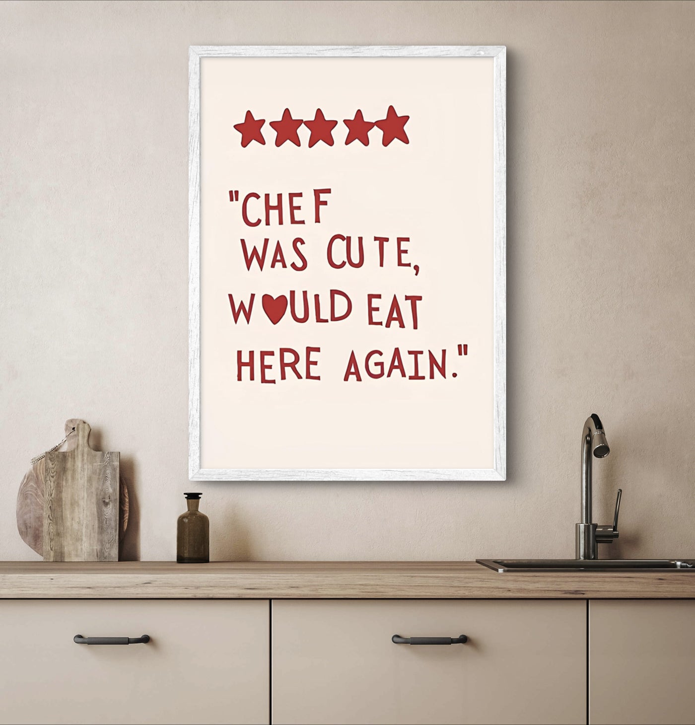 Chef Was Cute Poster