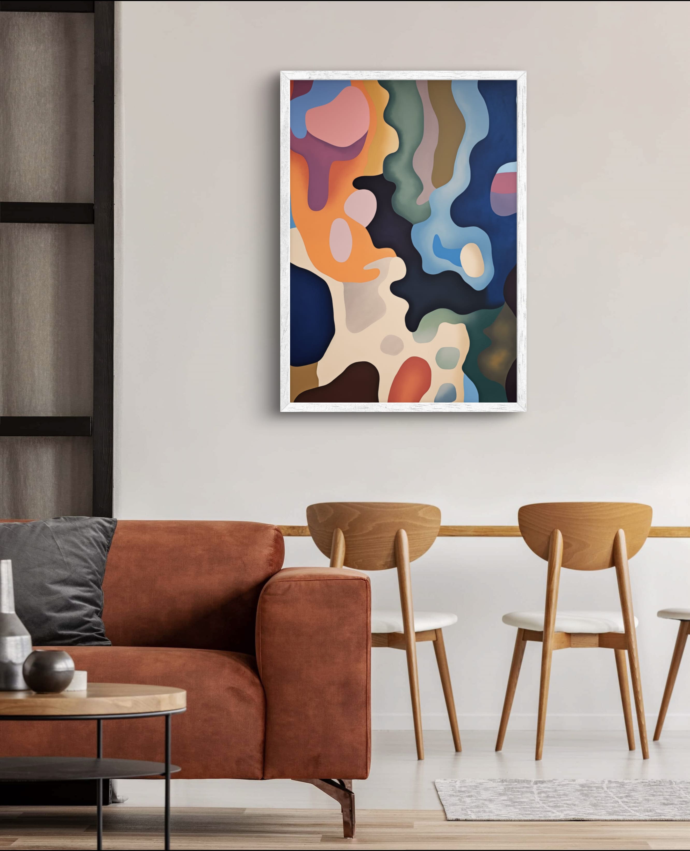 Light Colorful Abstract Poster