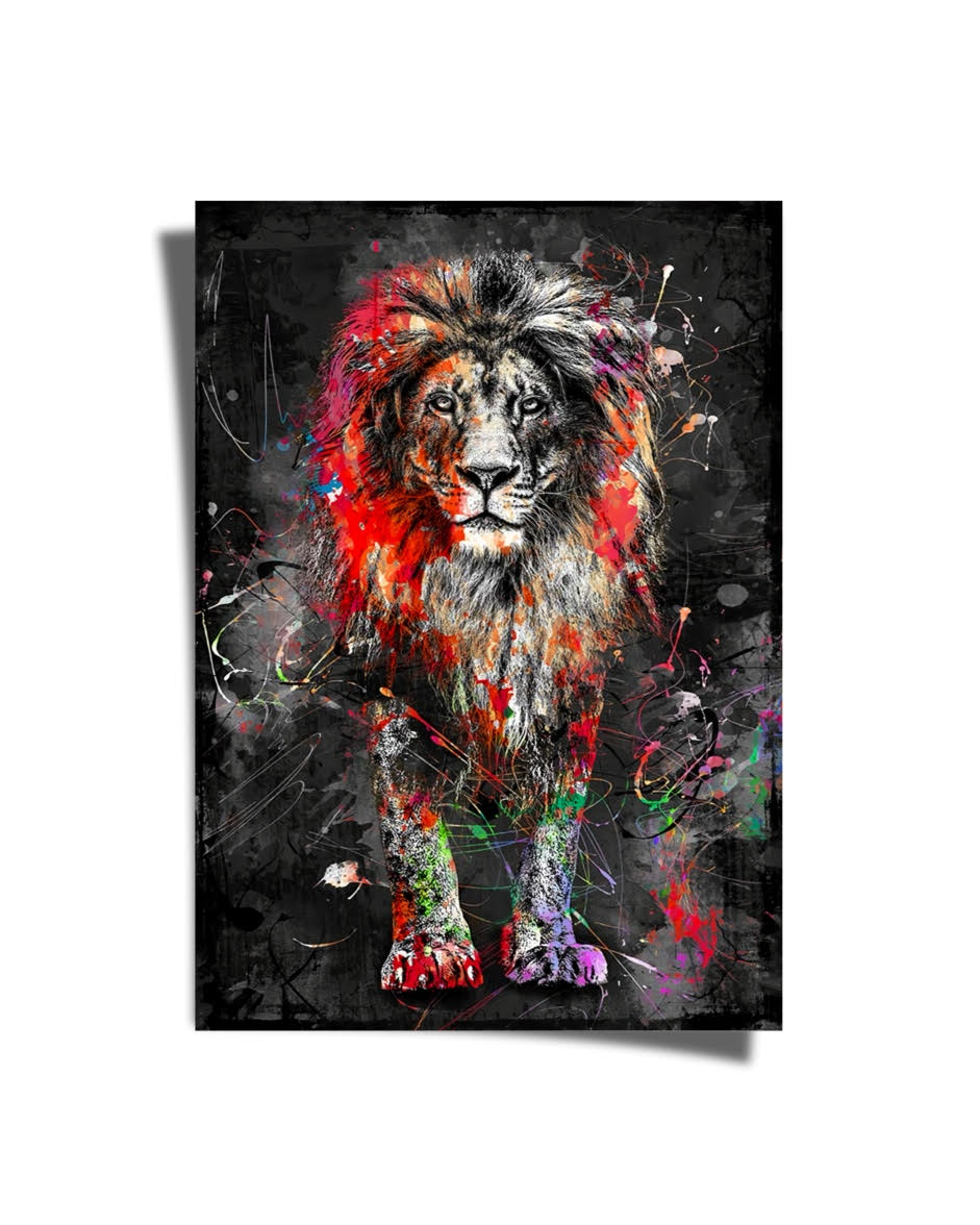Splashed Lion